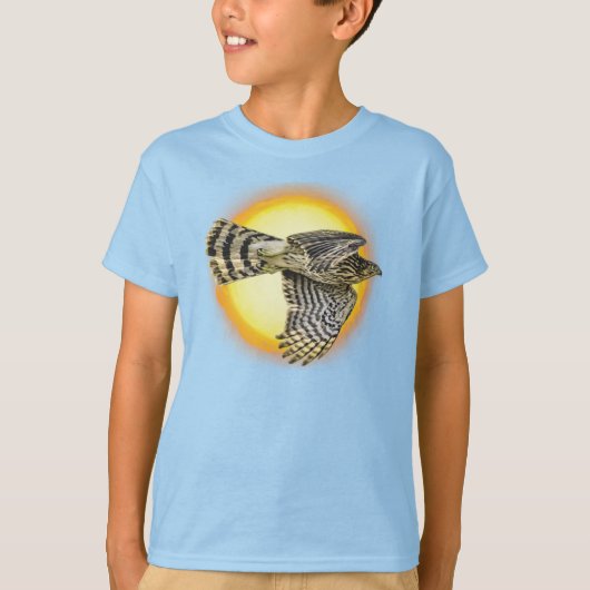 T-shirt Feu de Faucon Volant (Devant)