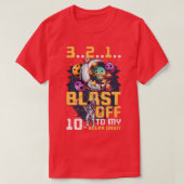 T-shirt Feu De Mon 10E Orbite Solaire, 10E Anniversaire Co (Design devant)