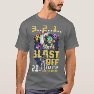 T-shirt Feu De Mon 21E Orbite Solaire, 21E Anniversaire Co