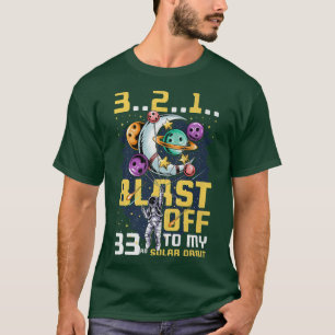 T-shirt Feu De Mon 33E Orbite Solaire, 33E Anniversaire Co