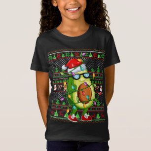 T-Shirt Feu de Noël Aiguille Style de Sweater Éclairage Av