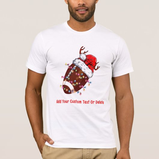 T-shirt Feu de Noël de l'ELF Santa Hat (Devant)