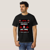 T-shirt Feu de pompier laide xmas (Devant entier)