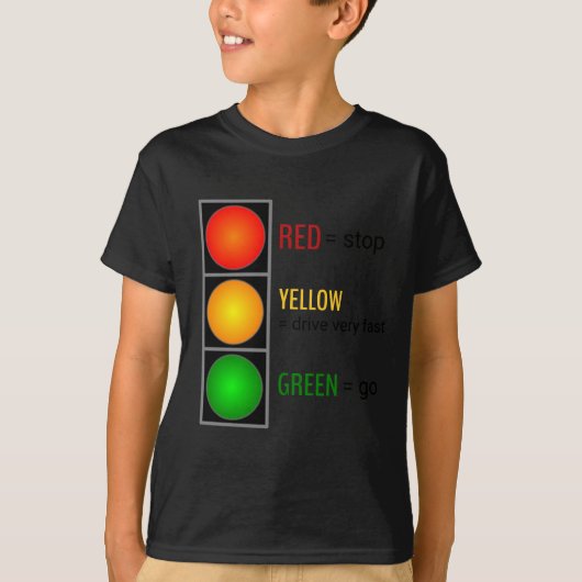 T-shirt Feu de signalisation (Devant)