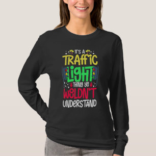 T-shirt Feu de signalisation vert jaune rouge arrêt feu tr