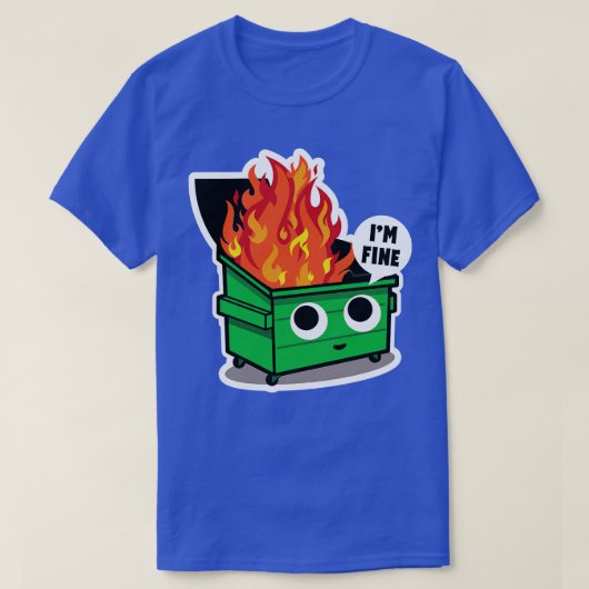 T-shirt Feu de vidange mou (Design devant)