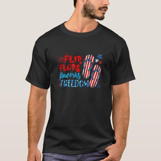 T-shirt Feu D'Oeuvre Et Liberté 4 Juil (Devant)