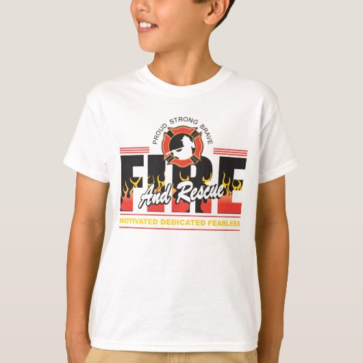 T-shirt Feu et Secourt (Devant)