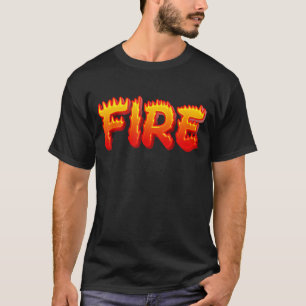T-shirt Feu et Vêtements de glace Halloween Famille de jum