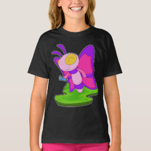 T-shirt Feu flash papillon