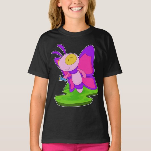 T-shirt Feu flash papillon (Devant)