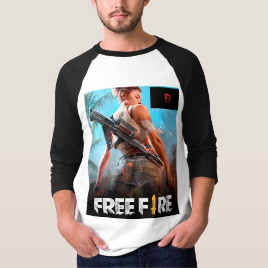 T-shirt feu libre (Devant)