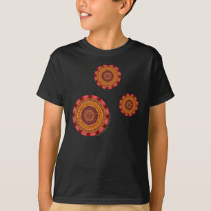 T-shirt Feu Mandala Kid's et Baby Dark Shirt