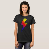 T-shirt FEU NOIR FROID FROID FROID FROID Rétro (Devant entier)