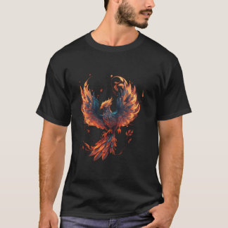 T-shirt Feu Phoenix Bird Phoenix renaître Firebird Phoenix