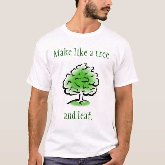 T-shirt Feuille (Devant)