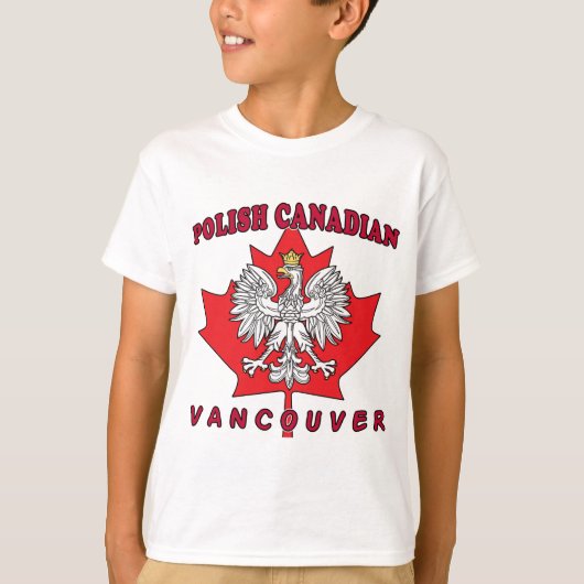 T-shirt Feuille canadienne de Vancouver (Devant)