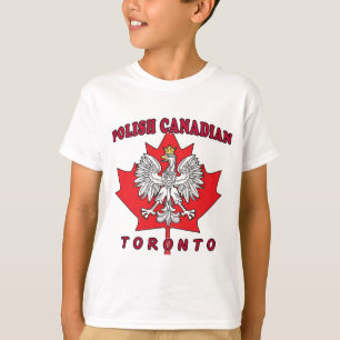 T-shirt Feuille canadienne polonaise Toronto