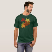 T-shirt Feuille d'automne (Devant entier)