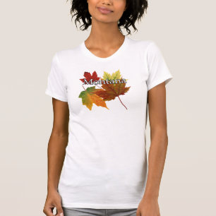 T-SHIRT FEUILLE D'AUTOMNE AU MONTANA