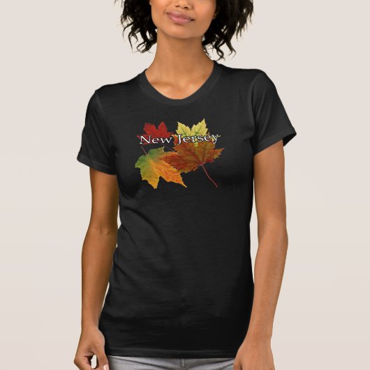 T-SHIRT FEUILLE D'AUTOMNE DANS LE NEW JERSEY (Devant)