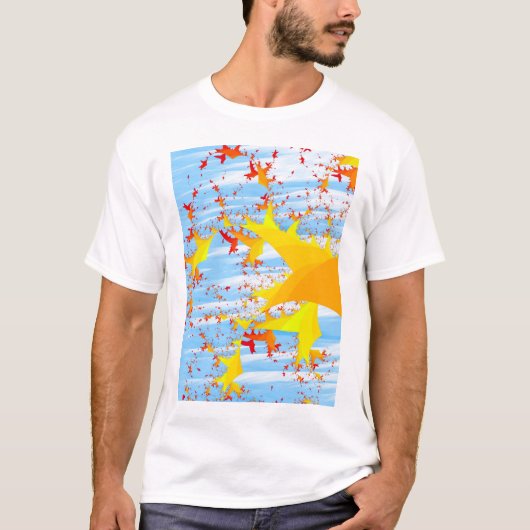 T-shirt Feuille d'automne de migration (Devant)