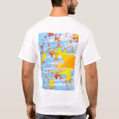 T-shirt Feuille d'automne de migration (Dos)