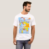T-shirt Feuille d'automne de migration (Devant entier)
