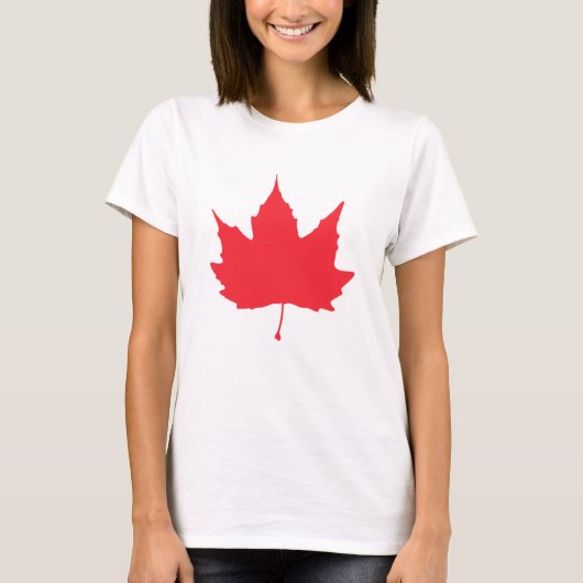 T-shirt Feuille d'automne d'érable (Devant)