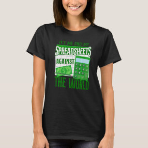 T-shirt Feuille de calcul comptable comptable comptable Vi