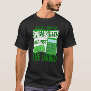 T-shirt Feuille de calcul comptable comptable comptable Vi