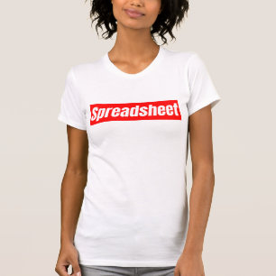 T-shirt Feuille de calcul - Comptable drôle