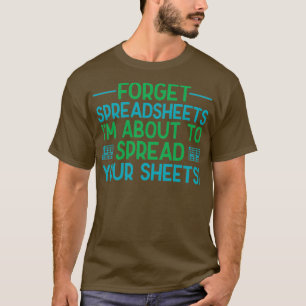 T-shirt Feuille de calcul comptable Vérificateurs Actua