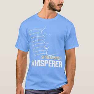 T-shirt Feuille de calcul comptable Whisperer Comptable co