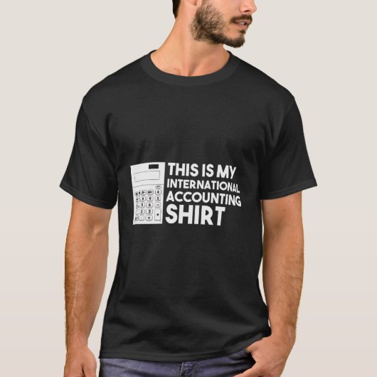 T-shirt Feuille de calcul du jour comptable Finance Calcul (Devant)