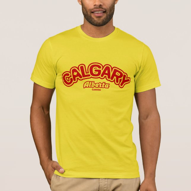 T-shirt Feuille de Calgary (Devant)