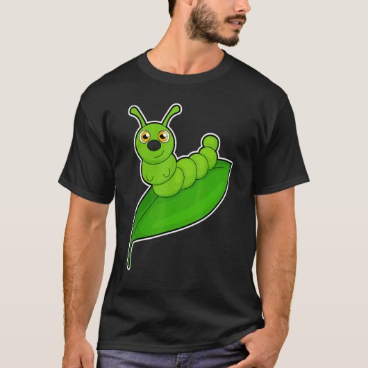 T-shirt Feuille de chenille (Devant)