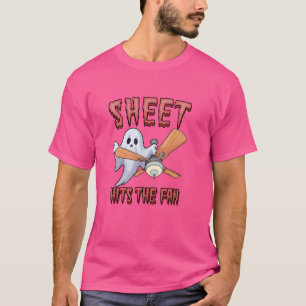 T-shirt Feuille de fantôme fait des éclaboussures Pun de f