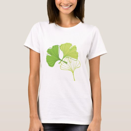 T-shirt Feuille de Ginkgo (Devant)