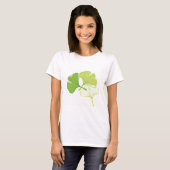 T-shirt Feuille de Ginkgo (Devant entier)