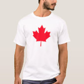 T-Shirt Feuille de Maple Canadienne (Devant)