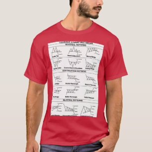 T-shirt Feuille de Motif du graphique de transactions 1