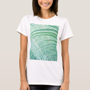 T-shirt Feuille de palme Plante verte douce