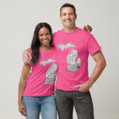 T-shirt Feuille de route du Michigan (Unisexe)