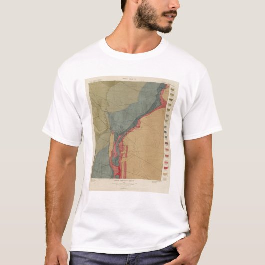 T-shirt Feuille de secteur d'Aspen (Devant)