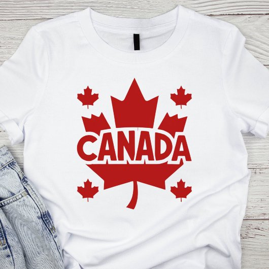 T-shirt Feuille d'érable Bold Canada