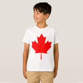 T-shirt Feuille d'érable canadienne (Devant entier)