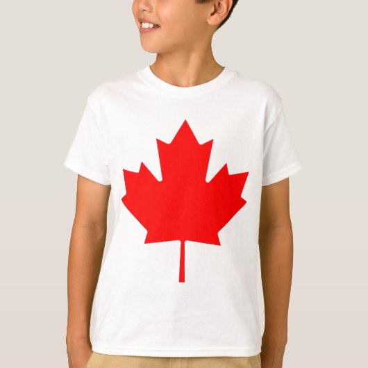 T-shirt Feuille d'érable canadienne (Devant)