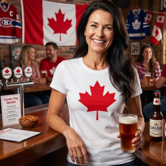 T-shirt Feuille d'érable canadienne