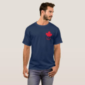 T-shirt Feuille d'érable canadienne (Devant entier)